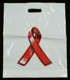 World AIDS Day Carrier Bag, LHSA Ref: O270
