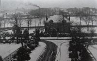 Craigleith Hospital in the snow, 1917