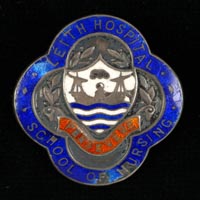Leith Hospital School of Nursing Badge. LHSA ref: O159