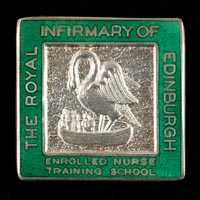 Royal Infirmary of Edinburgh Nursing badge. LHSA ref: 0258