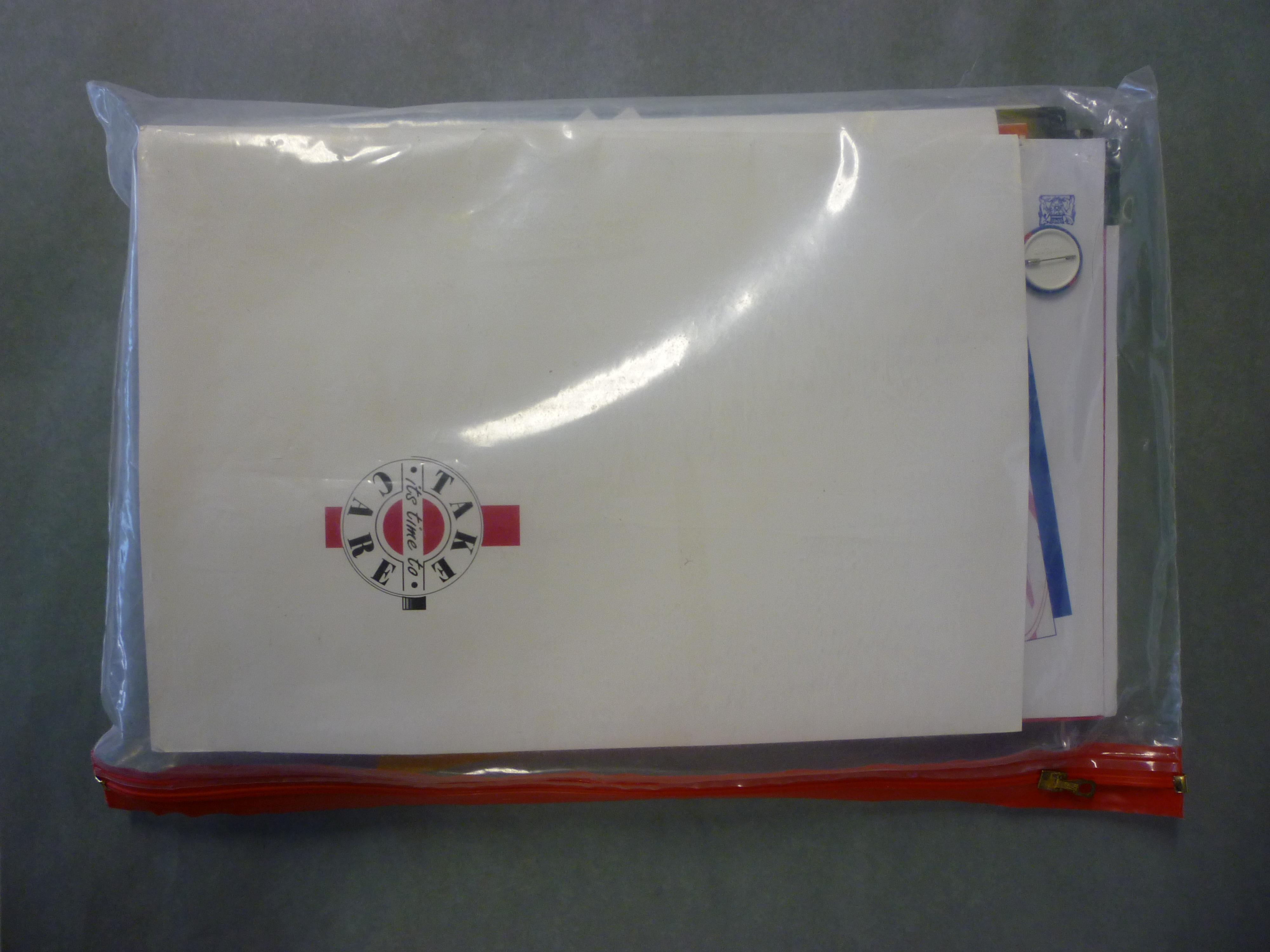 Zip lock bag and contents