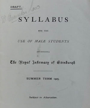 1925 syllabus 1
