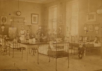 Royal Edinburgh Hospital for Sick Children ward at Plewlands site.