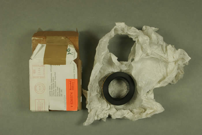 Film reel, before treatment in unsuitable storage